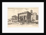Plate 13: Arch of Settimius Severus 1. Temple of Concord. 2. Ascent to the Capitoline …, ca. 1748 by Giovanni Battista Piranesi