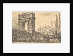 Plate 28: Arch of Trajan in Ancona, ca. 1748 by Giovanni Battista Piranesi