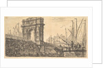 Plate 28: Arch of Trajan in Ancona, ca. 1748 by Giovanni Battista Piranesi