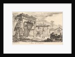 Arch of Galienus. 1. Façade od the Church of S. Vit by Giovanni Battista Piranesi