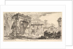 Arch of Galienus. 1. Façade od the Church of S. Vit by Giovanni Battista Piranesi
