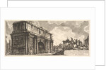 The Arch of Septimius Severus, ca. 1756 by Giovanni Battista Piranesi