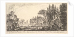 Plate 19: Part of the ancient Appian Way about three miles outside Porta S. Sebastiano…, ca. 1748 by Giovanni Battista Piranesi