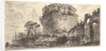 Plate 20: Tomb of Caecilia Metella called the Capo di Bov by Giovanni Battista Piranesi