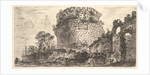 Plate 20: Tomb of Caecilia Metella called the Capo di Bov by Giovanni Battista Piranesi