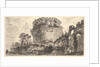 Plate 20: Tomb of Caecilia Metella called the Capo di Bov by Giovanni Battista Piranesi