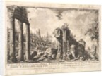 Remains of the Temple of Castor and Pollux . . by Giovanni Battista Piranesi