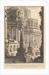 Ancient mausoleum erected for the ashes of a Roman Empero by Giovanni Battista Piranesi