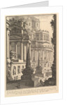 Ancient mausoleum erected for the ashes of a Roman Empero by Giovanni Battista Piranesi