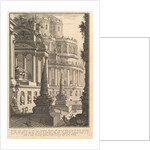 Ancient mausoleum erected for the ashes of a Roman Empero by Giovanni Battista Piranesi