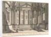 Colonnaded hall according to the custom of the ancient Romans, and niches adorned with…, ca. 1750 by Giovanni Battista Piranesi