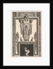 Chimneypiece in the Egyptian style: Mummy superimposed on a large caryatid above the linte…, 1769 by Giovanni Battista Piranesi