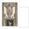 Chimneypiece in the Egyptian style: Mummy superimposed on a large caryatid above the linte…, 1769 by Giovanni Battista Piranesi