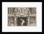Chimneypiece in the Egyptian style: Groups of three female nudes at the base of each j…, ca. 1769 by Giovanni Battista Piranesi