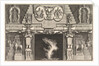 Chimneypiece in the Egyptian style: Groups of three female nudes at the base of each j…, ca. 1769 by Giovanni Battista Piranesi