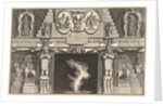 Chimneypiece in the Egyptian style: Groups of three female nudes at the base of each j…, ca. 1769 by Giovanni Battista Piranesi