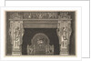Chimneypiece: Frieze of trophies and winged Victories on the lintel, with cornucopias …, ca. 1769 by Giovanni Battista Piranesi