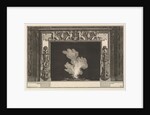 Chimneypiece: Affronted griffons on the lintel and candelabra on the jamb by Giovanni Battista Piranesi
