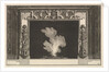 Chimneypiece: Affronted griffons on the lintel and candelabra on the jamb by Giovanni Battista Piranesi