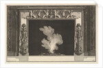 Chimneypiece: Affronted griffons on the lintel and candelabra on the jamb by Giovanni Battista Piranesi