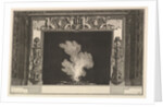 Chimneypiece: Affronted griffons on the lintel and candelabra on the jamb by Giovanni Battista Piranesi
