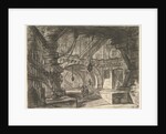 The Pier with Chains, from Carceri d'invenzione, ca. 1749-50 by Giovanni Battista Piranesi