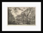 View of the Port of Ripa Grande, from Vedute di Roma, ca. 1753 by Giovanni Battista Piranesi