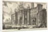 View of the Façade of the Basilica of S. Croce in Gerusalemme [the Holy Cross in Jerus…, ca. 1750 by Giovanni Battista Piranesi