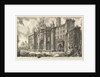 View of the Façade of the Basilica of S. Croce in Gerusalemme [the Holy Cross in Jerus…, ca. 1750 by Giovanni Battista Piranesi