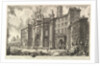 View of the Façade of the Basilica of S. Croce in Gerusalemme [the Holy Cross in Jerus…, ca. 1750 by Giovanni Battista Piranesi