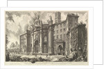 View of the Façade of the Basilica of S. Croce in Gerusalemme [the Holy Cross in Jerus…, ca. 1750 by Giovanni Battista Piranesi