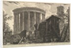 View of the Temple of the Temple of the Sibyl at Tivoli, from Vedute di Rom by Giovanni Battista Piranesi