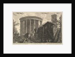 View of the Temple of the Temple of the Sibyl at Tivoli, from Vedute di Rom by Giovanni Battista Piranesi