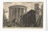 View of the Temple of the Temple of the Sibyl at Tivoli, from Vedute di Rom by Giovanni Battista Piranesi