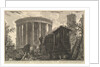 View of the Temple of the Temple of the Sibyl at Tivoli, from Vedute di Rom by Giovanni Battista Piranesi
