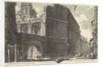 Veduta degli avanzi del Foro di Nerva, l'arcade et la muraill by Giovanni Battista Piranesi