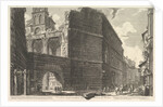 Veduta degli avanzi del Foro di Nerva, l'arcade et la muraill by Giovanni Battista Piranesi