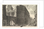 Veduta degli avanzi del Foro di Nerva, l'arcade et la muraill by Giovanni Battista Piranesi