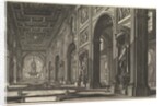 S. Giovanni in Laterano. Interior, ca. 1768 by Giovanni Battista Piranesi