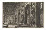 S. Giovanni in Laterano. Interior, ca. 1768 by Giovanni Battista Piranesi