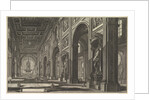 S. Giovanni in Laterano. Interior, ca. 1768 by Giovanni Battista Piranesi