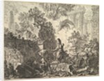 Frontispiece, with Statue of Minerva, ca. 1748 by Giovanni Battista Piranesi