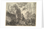 Frontispiece, with Statue of Minerva, ca. 1748 by Giovanni Battista Piranesi