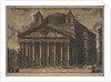 The Pantheon exterior, 1720-78 by Giovanni Battista Piranesi