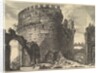 The tomb of Caecilia Metella, from Vedute di Roma, ca. 1762 by Giovanni Battista Piranesi