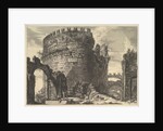 The tomb of Caecilia Metella, from Vedute di Roma, ca. 1762 by Giovanni Battista Piranesi