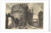 The tomb of Caecilia Metella, from Vedute di Roma, ca. 1762 by Giovanni Battista Piranesi