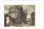 The tomb of Caecilia Metella, from Vedute di Roma, ca. 1762 by Giovanni Battista Piranesi