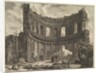 Avanzi del Tempio detto di Apollo nella Villa Adriana vicino a Tivol by Giovanni Battista Piranesi
