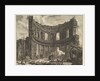 Avanzi del Tempio detto di Apollo nella Villa Adriana vicino a Tivol by Giovanni Battista Piranesi